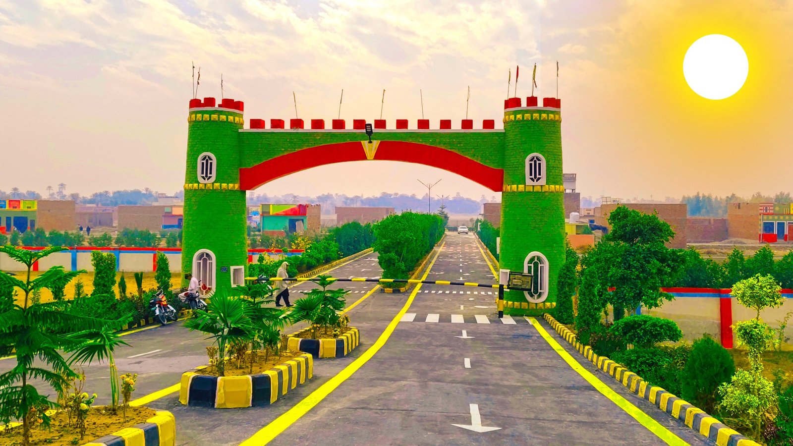 MAIN GATE OF MALIK SHERIN RESIDENCIA